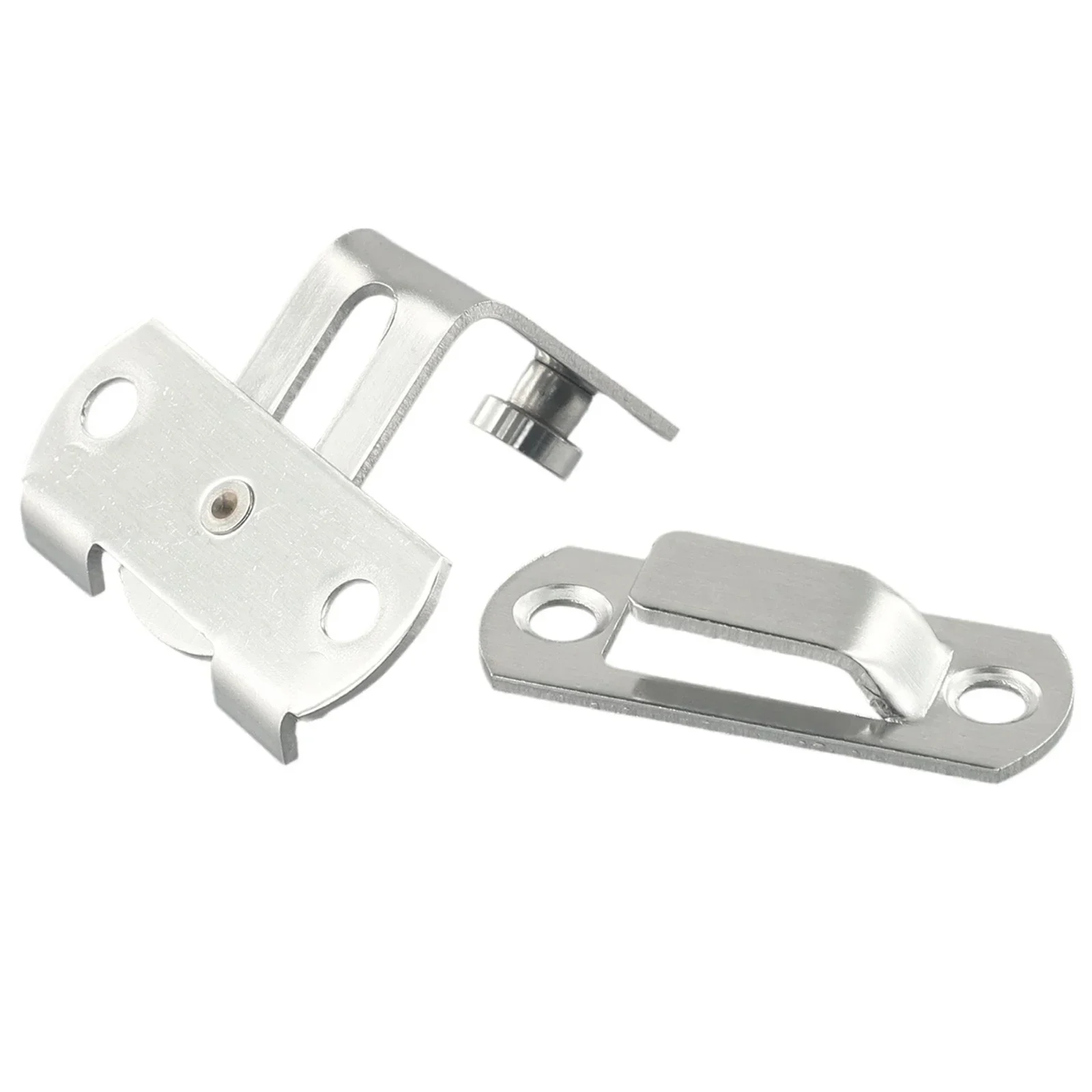 1pc Door Lock Guard Latch Bolt 90 Degree Stainless Steel Toggle Latch Sliding Door Lock Three Inch Right Angle Lock