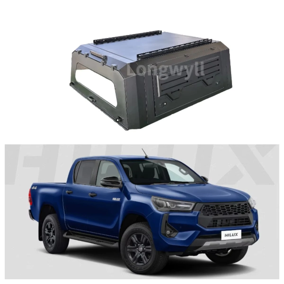 

Aluminum Pickup Truck Canopy for HILUX SR5 Truck Bed Camper ShellHardtop Topper Waterproof Anti-rust SmartCap Heavy-Duty