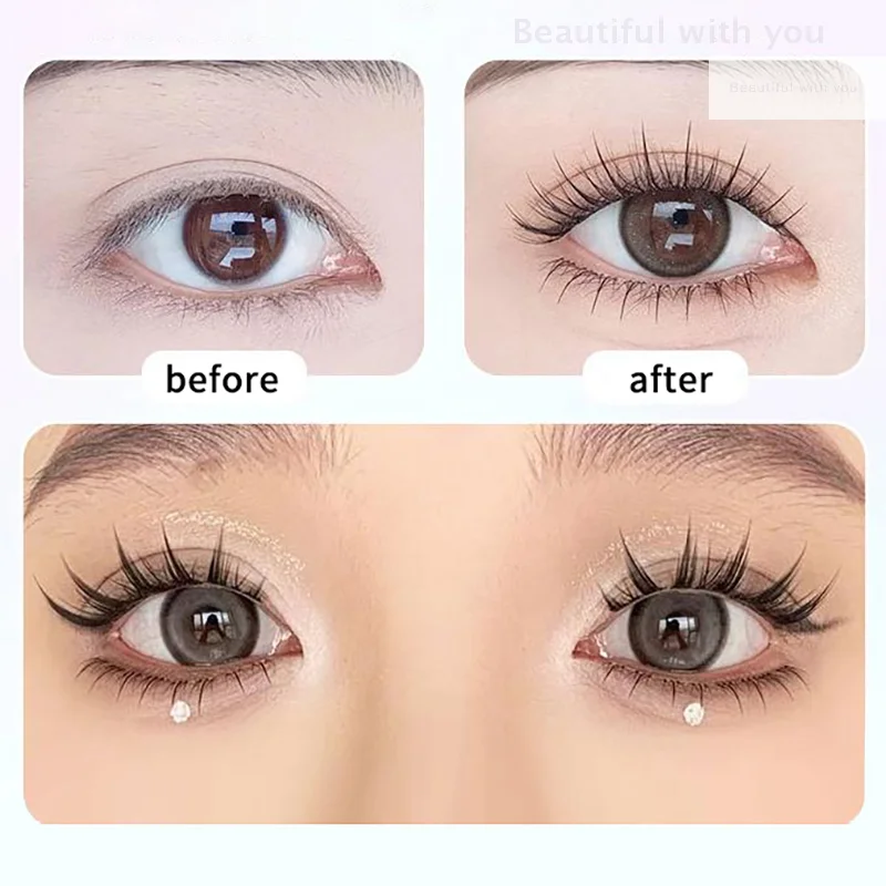 

The Lower Fake Eyelash Anime Eyelash 10 Rows Little Devil Eyelash Natural Day Makeup Manga Eyelash Transparent Strap Eyelash