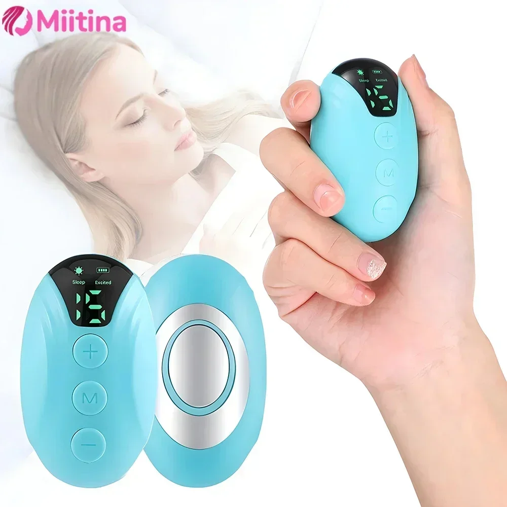 

Intelligent Portable Sleep Aids Handheld Mini Sleep Assistant Device Hypnosis Machine USB Charging Mental Stress Anxiety Relief