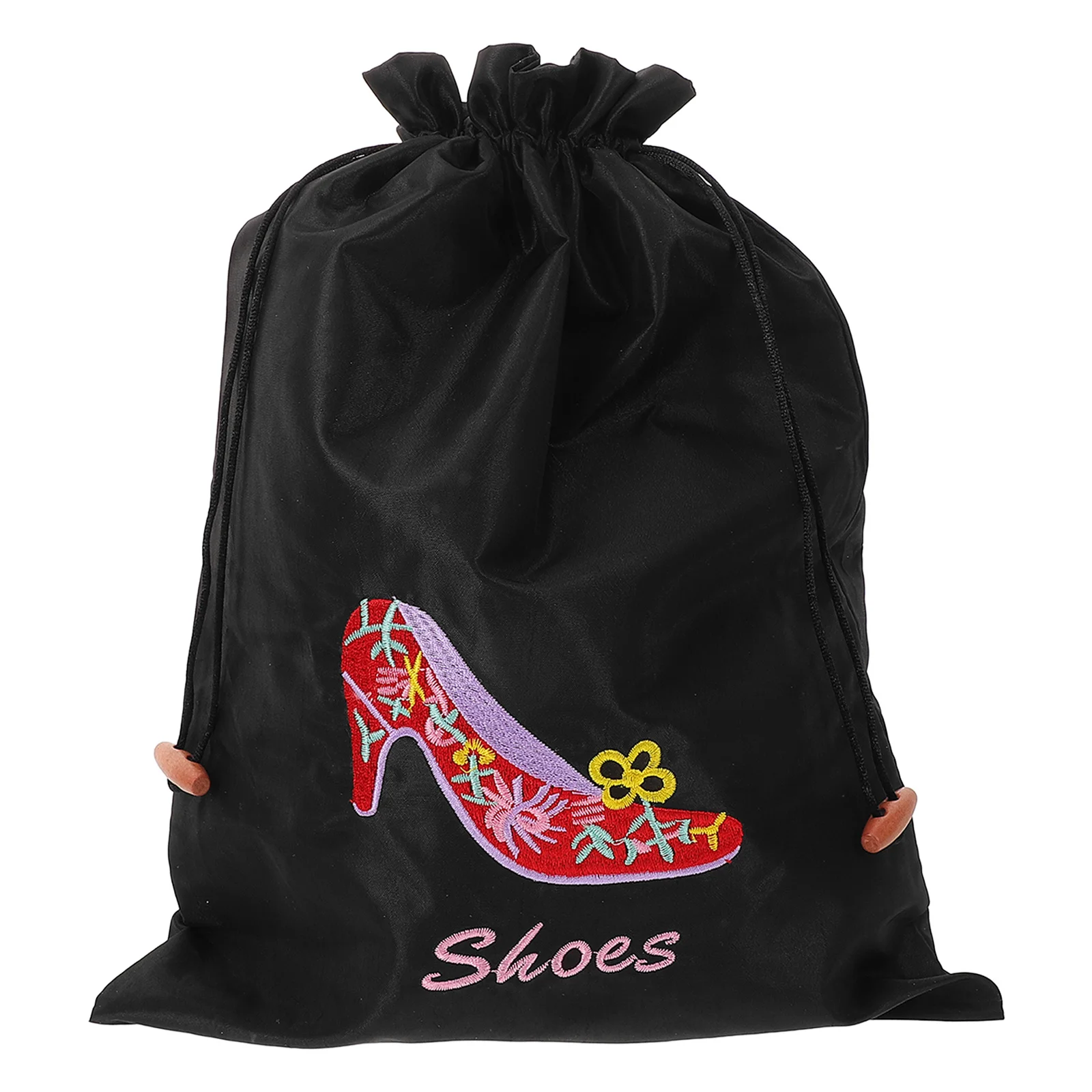 حقيبة أحذية باليه بوانت، حقيبة تخزين أحذية الرقص، برباط أسود، منظم أحذية متعدد الأغراض، ممارسة اللياقة البدنية #1