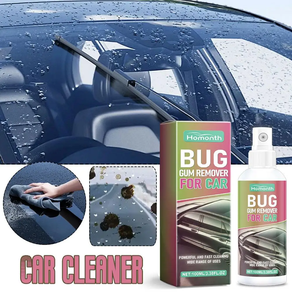 

100ml Cleaner Insect Gum Bird Droppings Flying Paint Coating Stickers Ceramic Adhesive Car Remover Strong Car C9N5