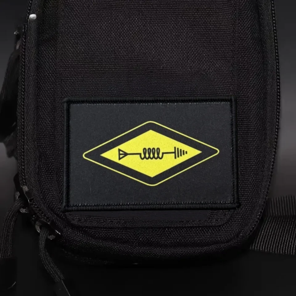 Parche táctico operador radio – insignia de moral con velcro - imagen 2