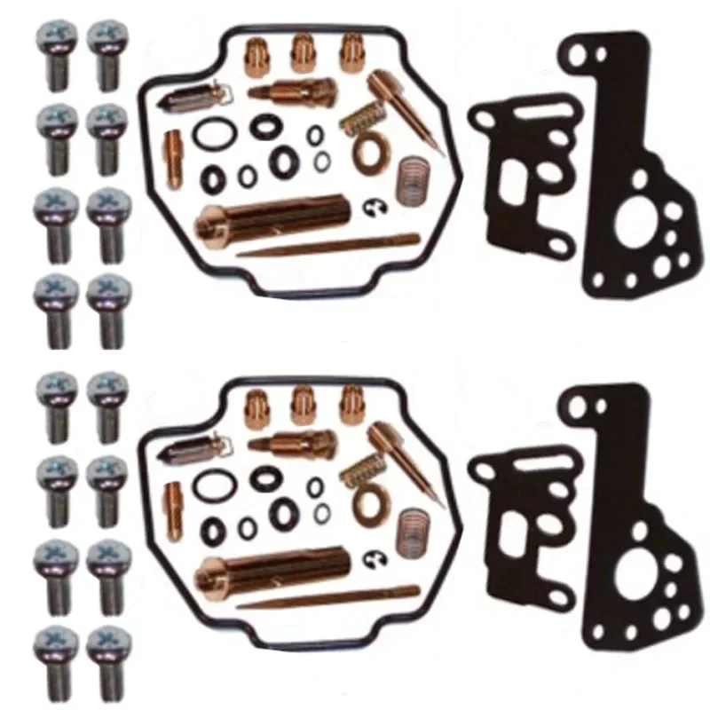 Motorcycle carburetor repair kit For Yamaha XV500 XV535 XV 500 535 1990-2002 Fuel system float plunger diaphragm