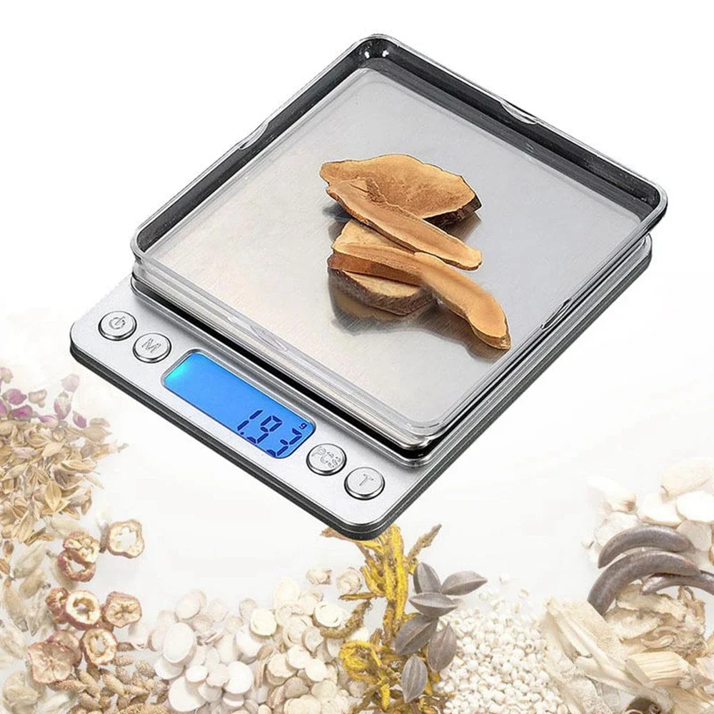 3000G X 0.1G Digital Gram Schaal Pocket Elektronische Sieraden Weegschaal 500G X 0.01G Schaal/geen Retail Verpakking