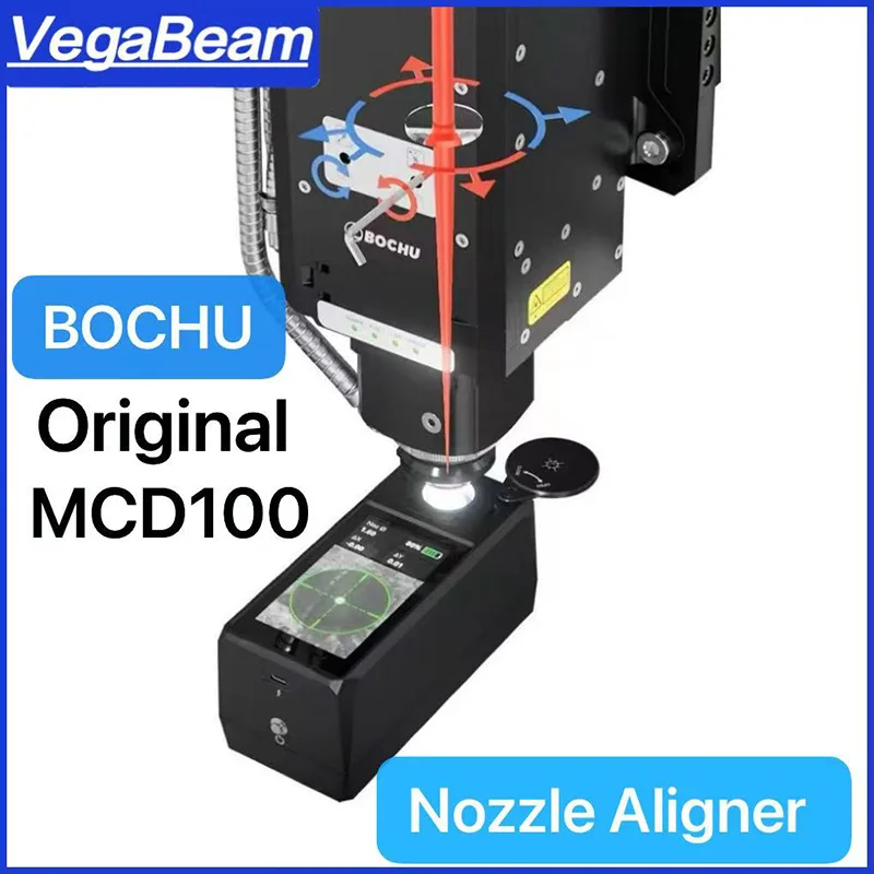 

Оригинальный визуальный выравниватель сопла BOCHU MCD100 для калибровки лазерных режущих головок, коаксиальный, с функцией визуального выравнивания сопла BOCHU