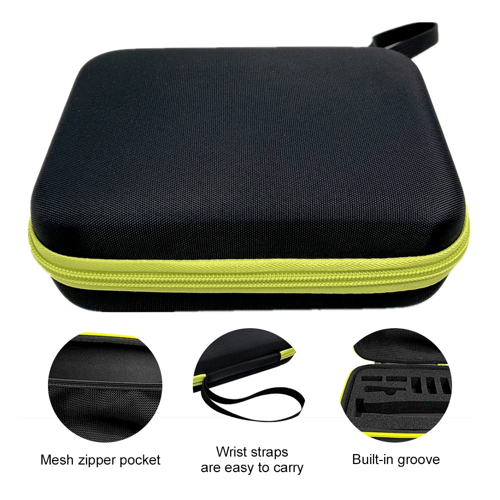 Hard Carrying Case Shockproof Portable Travel Storage Bag Anti-scratch Handbag for Philips Norelco OneBlade QP2520 QP2530 QP2620