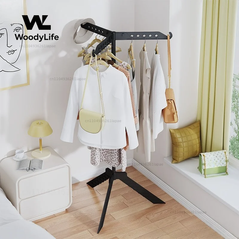 Hot-selling foldable drying rack Floor-to-ceiling bedroom balcony drying rack Multifunctional household drying rack
