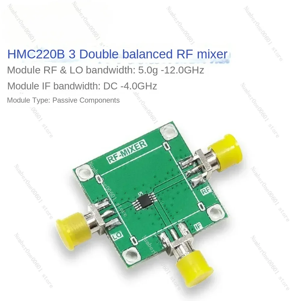 HMC220 Passive Double Balanced Mixer 5G-12GHz Bandwidth RF Mixer Frequency Conversion Module