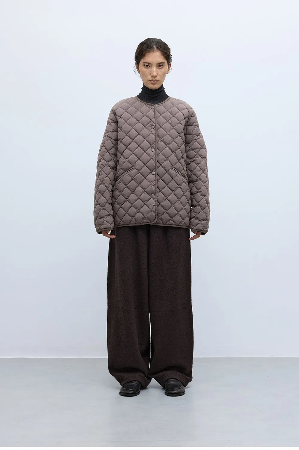 Large-Scale Turtle Back Style 90% White Duck down Lightweight Classic Quilted Pattern down Jacket 2025 Autumn Winter New Top