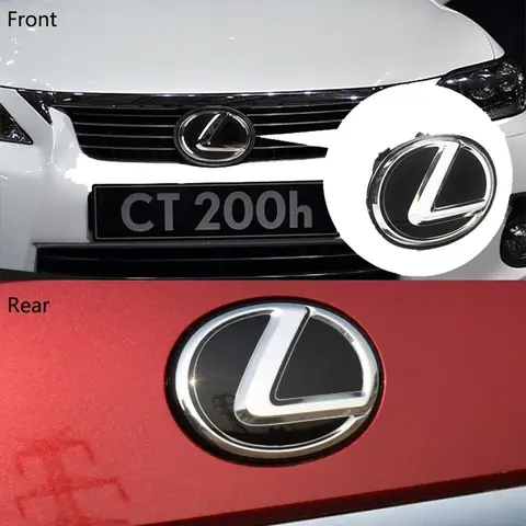 렉서스 IS200 IS250 IS300 CT200H ES200 ES300 GS300 GS350 GX470 RX400 RX450 NX200 스티커 개조용 자동차 테일게이트 전면 엠블럼