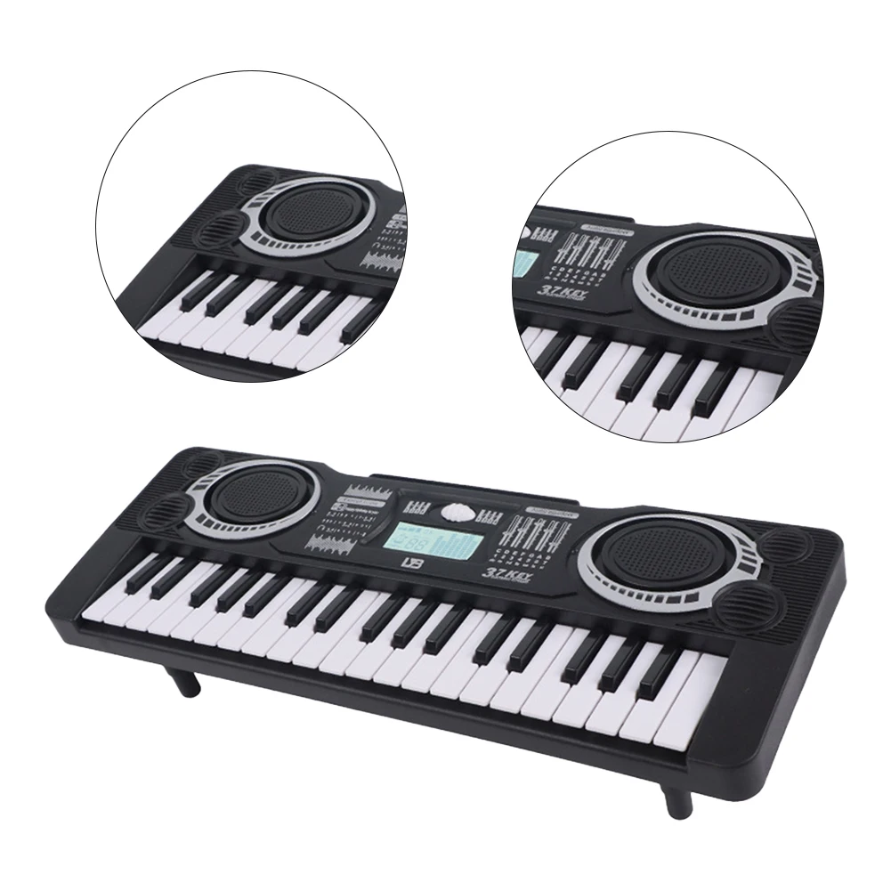 37 Keys Electronic Piano LED Display Portable Electronic Piano Keyboard Kids Educational Toy Children Musical Instrument