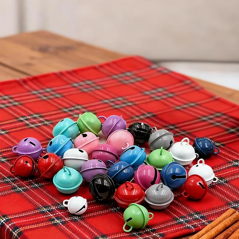 Schöne Jingle Bells Weihnachtsfeier Dekoration Anhänger Lose Perlen DIY Handwerk Weihnachtsbaum Glocken Handgefertigte Accessoires