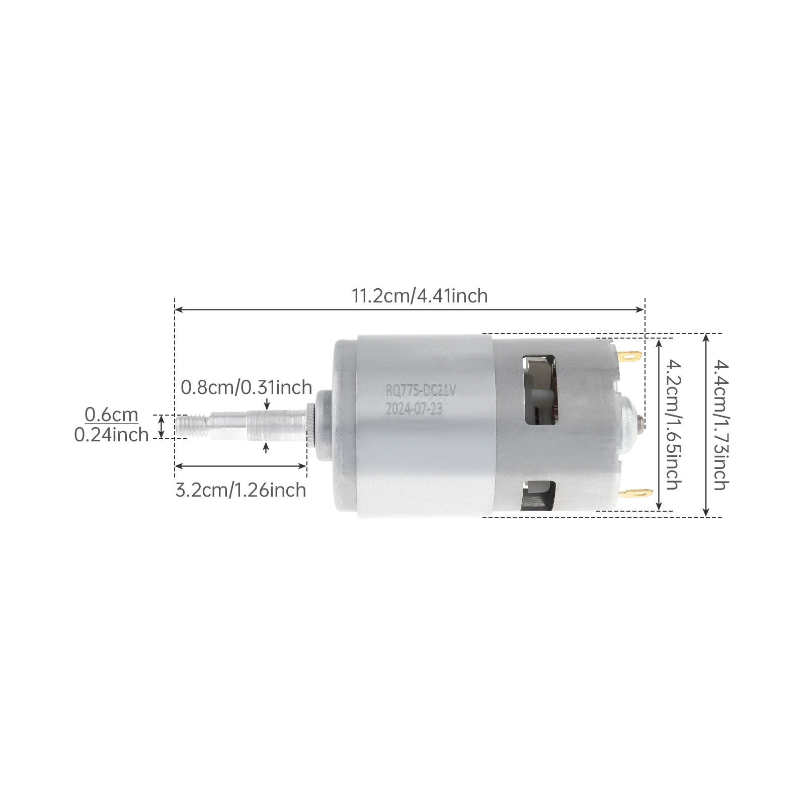 RS775SL Motor – 21 V, 90 W, 6000 U/min – Ersatzmotor Für Schleifmaschinen & Elektrowerkzeuge – 1 Stück