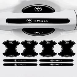 Autocollants de protection anti-collision pour poignée de porte de voiture, bol, Toyota TRD Century Auris FCV Mirai Premio Yadditif Camry Carola Crown