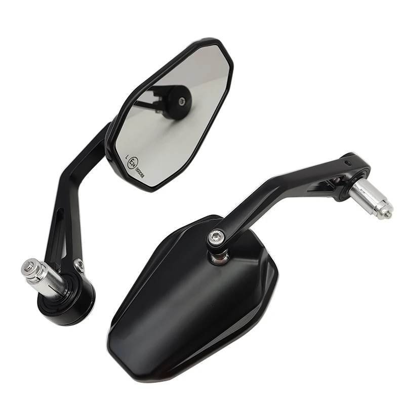 

1 Pair 7/8" 22mm Motorcycle Aluminum Bar End Side Rearview Mirror Universal Motorbike Bike Handlebar Rear View Mirrors