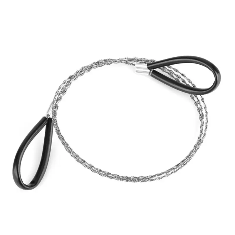 Wire Saw Scroll para Emergência ao Ar Livre, Steel Metal, Chain Saw Manual, Travel Tool, Drop Ship