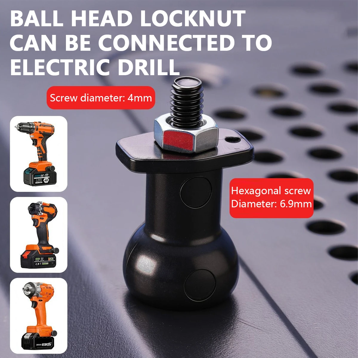 1/2 Stück Neue Elektrische Bohrmaschinen-Schnellverschluss-Klemme Gürtelholster-Halterung 70g Hochfester ABS-Kunststoff für Elektrowerkzeug Taillengürtel-Clip Rot – Detail 5