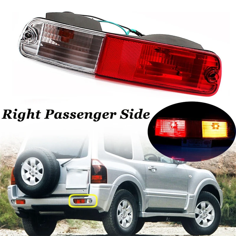 

Left Right Rear Bumper Fog Light For Mitsubishi Pajero Montero 2003-2006 Tail Lamp