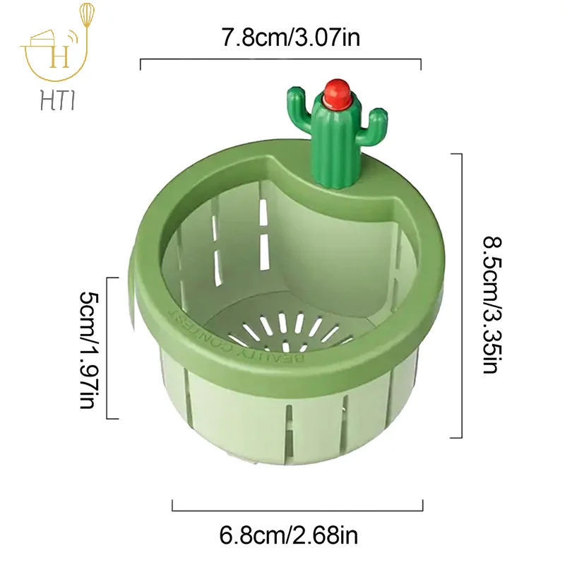 Gootsteen Zeef Anti Verstopping Cactus Vorm Gootsteen Zeef Plastic Afvoer Net Stop Gootsteen Afval Verzamelaar Keuken Accessoires