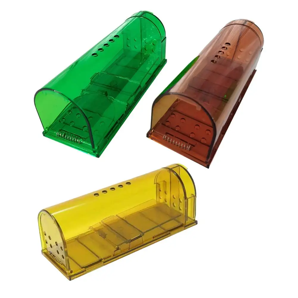 Plastic Mousetrap Bedroom Kitchen Warehouse Mousetrap With Handle Easily Catch Rats High Sensitive Pedal Trap view 5