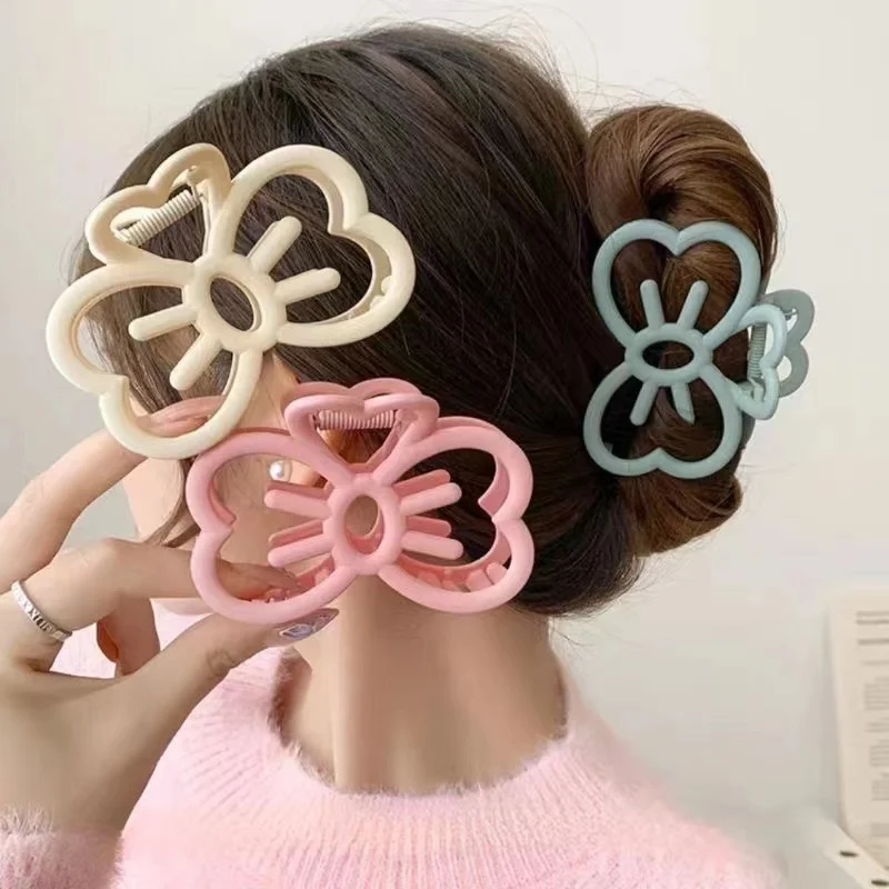 Cute Bow Grabber Clip Lady Cat Cat Candy Bow Hair Clip Fashion Hairy Crab Clip Girl Hair Accessories Party Gifts