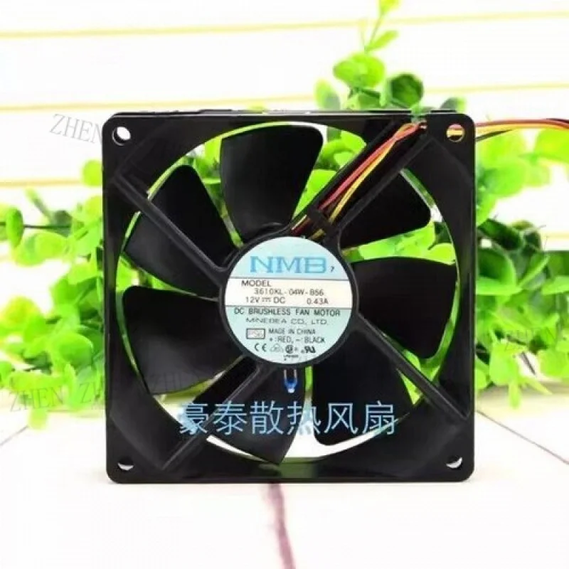 Y for  MNB 3610KL-04W-B56 9025 DC12V 0.43A 9CM 3-Wire Inverter Cooling Fan