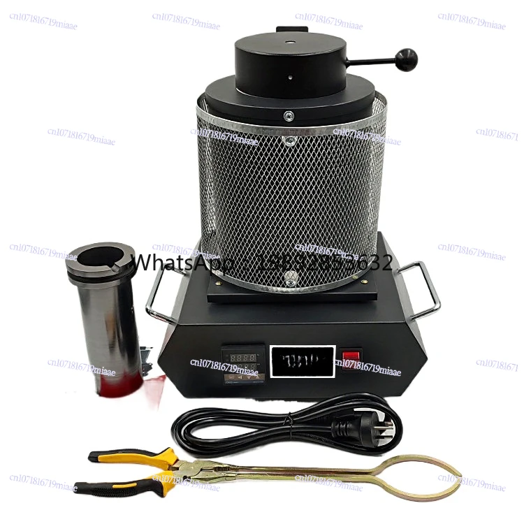 

Melting Furnace, Small High Temperature Melting Gold, Silver, Copper and Aluminum Furnace, Metallurgical Casting Experiment