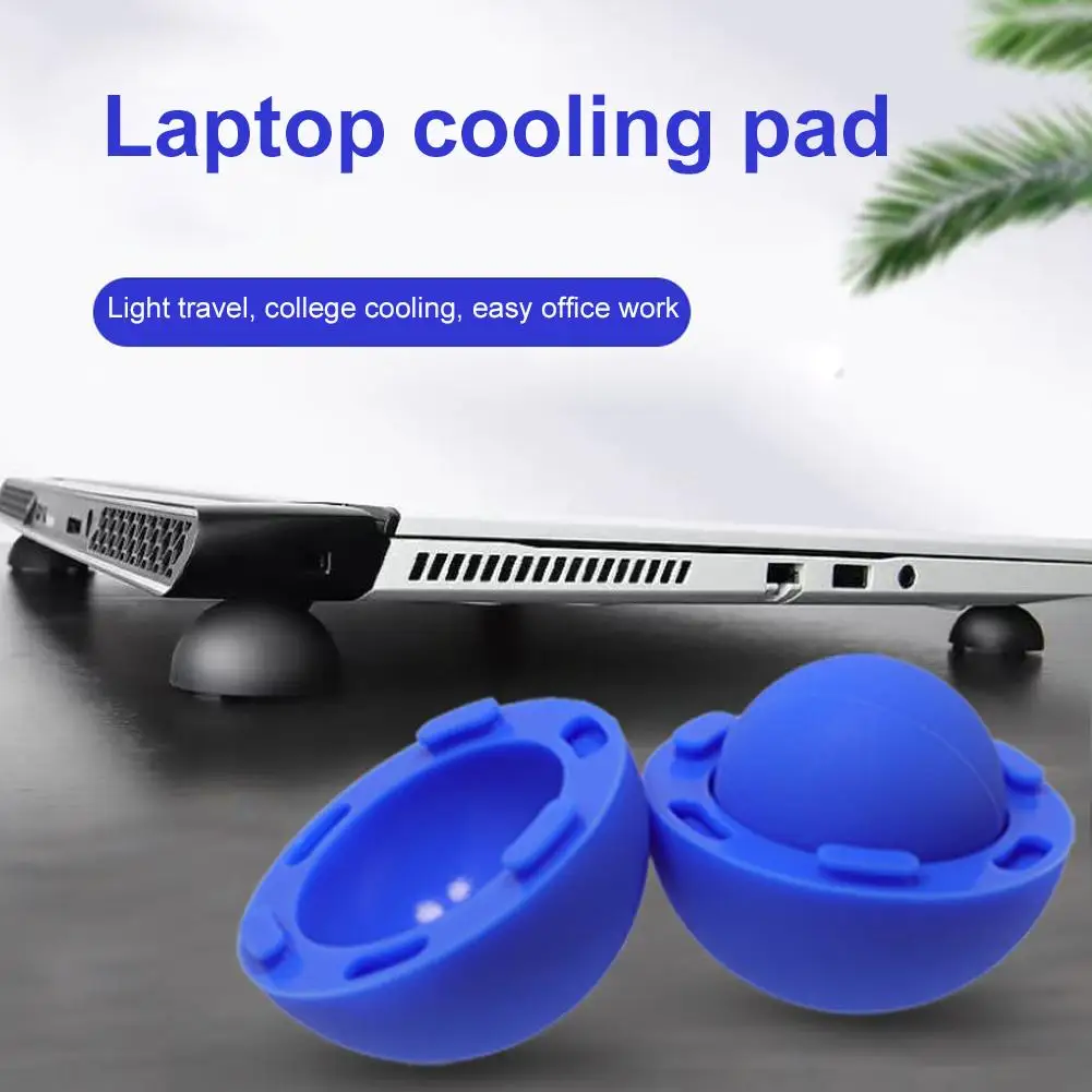 Silicone Laptop Fan Heat Pad Laptop Cooling Pad Office Daily Life Home N6I0