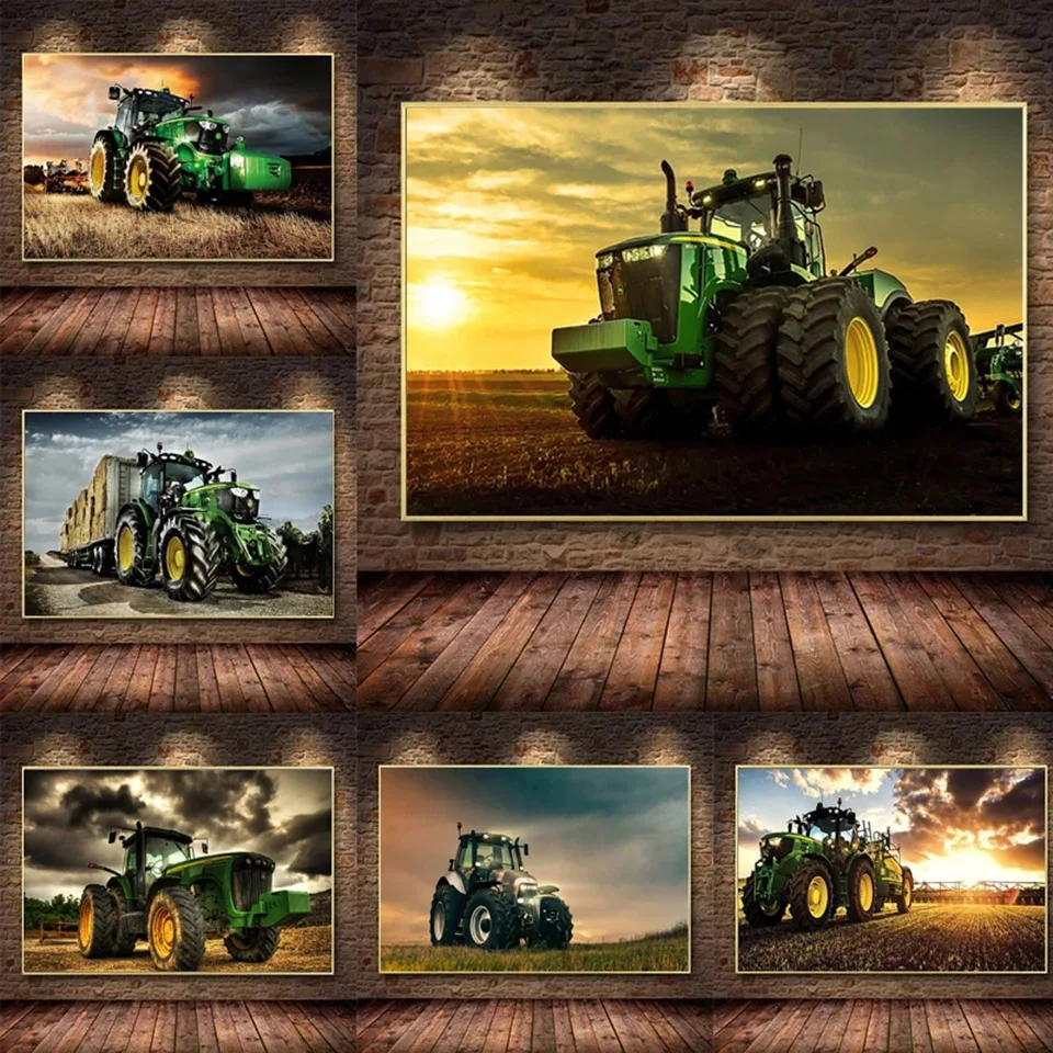 Modern Movie Diamond Painting Tractor Farm Industry Cross Stitch Embroidery Kit Full Diamond Mosaic Picutre DIY 5D Decor Home