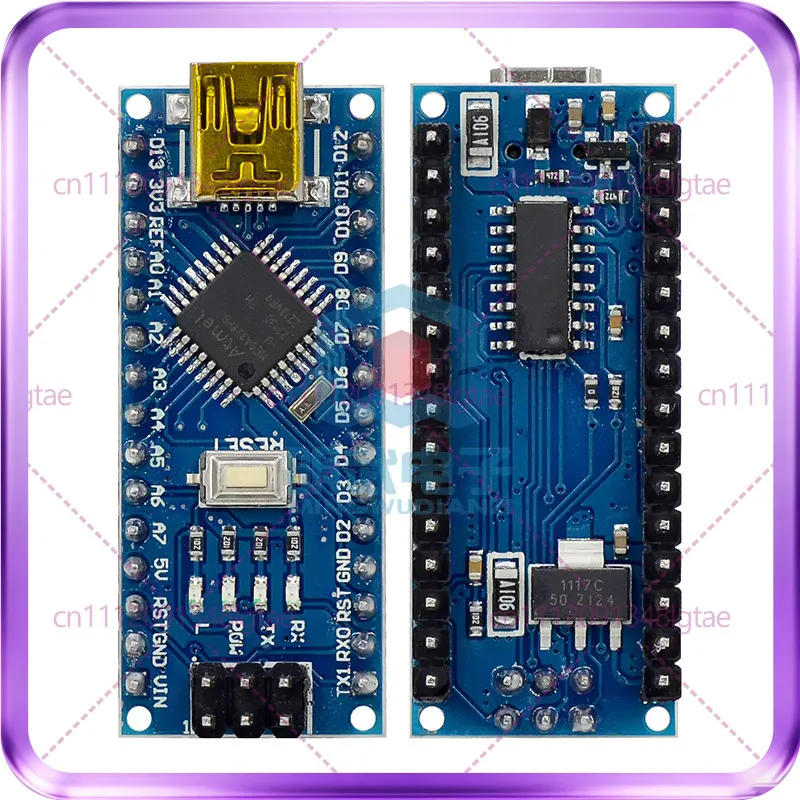 5pcs Compatible with 2014 version For nano V3.0 ATMEGA328P improved version, soldered, no wiring
