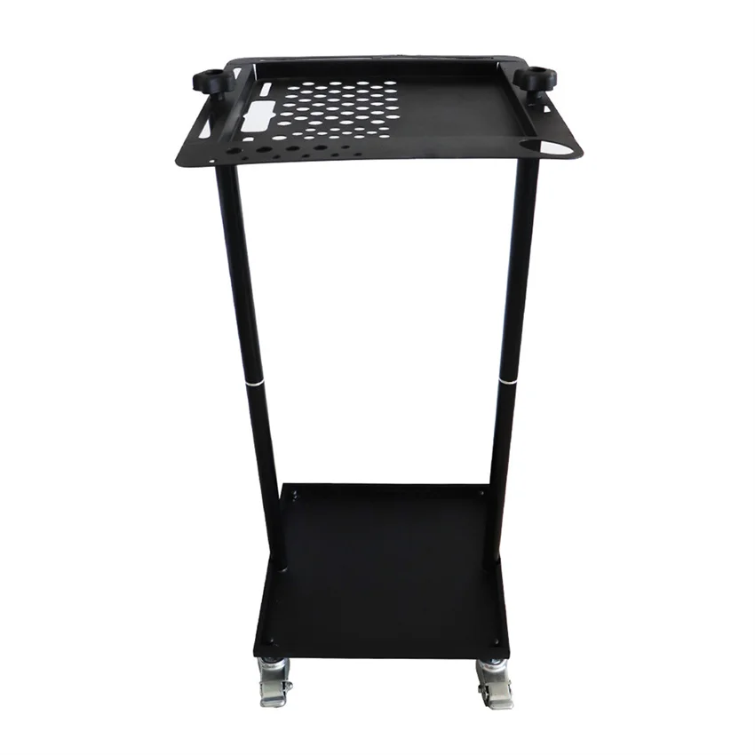 2-Layer Multifunctional Car Dent Repair and Wash Tool Trolley Wheeled Beauty Workshop Storage Cart For Auto Maintenance