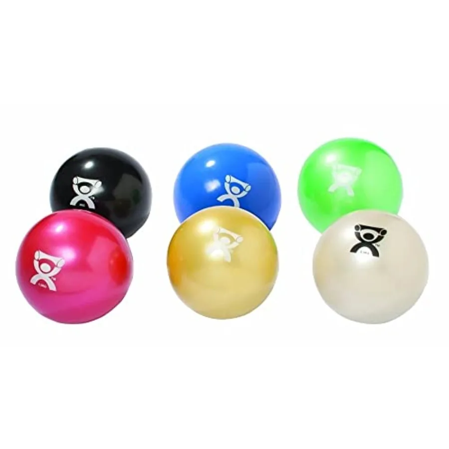 CanDo Wate-Ball 6 Piece Set for home gym use durable vinyl material assorted bright colors leak-proof design with ergonomic han