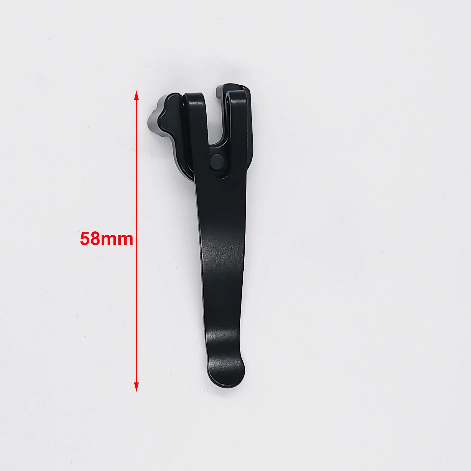 Stainless Steel Deep Carry Pocket Clip With 1 Install Screw for 91mm Victorinox Swiss Army Knife Black view 6