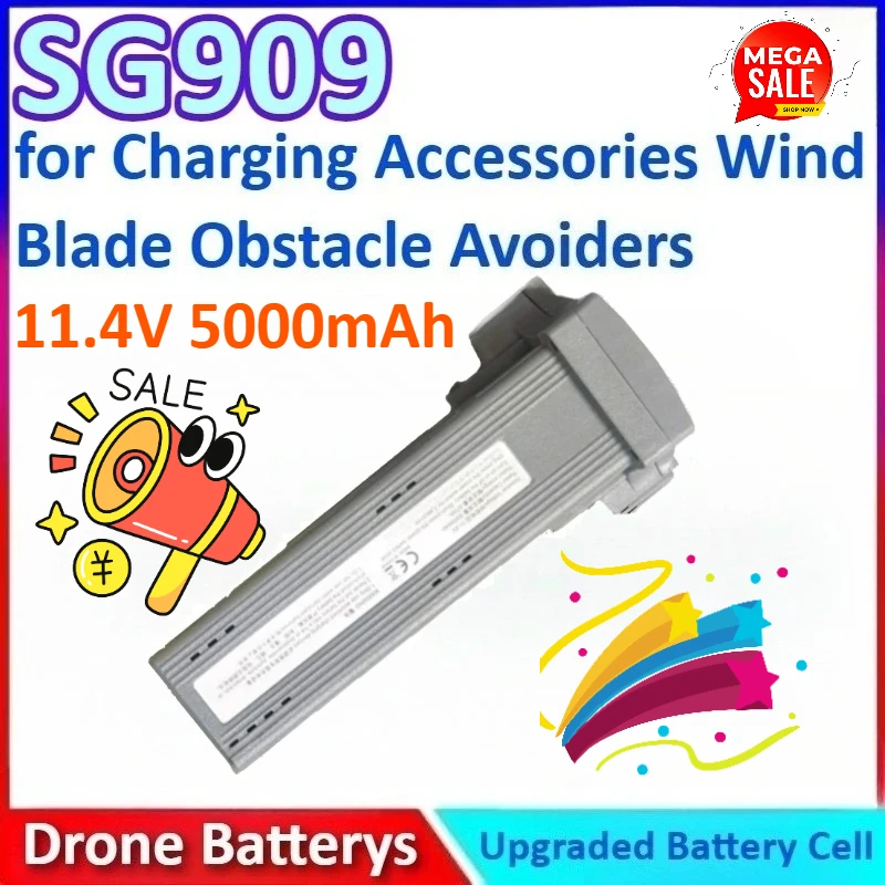 

New 11.4V 5000mAh SG909 General-purpose Drone Battery Spare Batteries for Charging Accessories Wind Blade Obstacle Avoiders