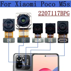 Rear Front Camera For Xiaomi Poco M5s 2207117BPG Small Frontal Selfie Back Main Facing Cameras Module Flex Cable Parts