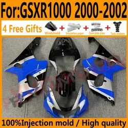 Motorcycle Fairings Kit for GSXR1000 00 01 02 GSXR 1000 K1 K2 2000 2001 2002 Injection mold Bodywork full fairing kits Set