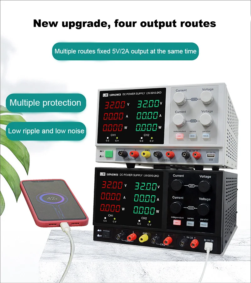 Lw 30v 60v 100v 1a 2a 3a 5a 10a Dual Multiple Output Regulator Bench Dc Laboratory Switch Power Supply