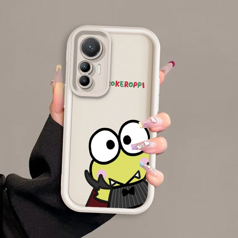 Sanrio Big Eyed Frog Eye Ladder For Xiaomi MI 14 12T 11 Lite Poco M3 X5 X4 F5 F4 F3 F2 GT Pro 5G Soft Phone Case image 2