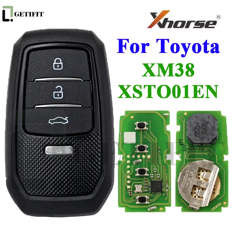 Smart Car Key Xhorse Vvdi Key Tool XSTO01EN Universal VVDI XM38 for Toyota 4D 4A 8A Chip Support 312 314 315 434 Generate