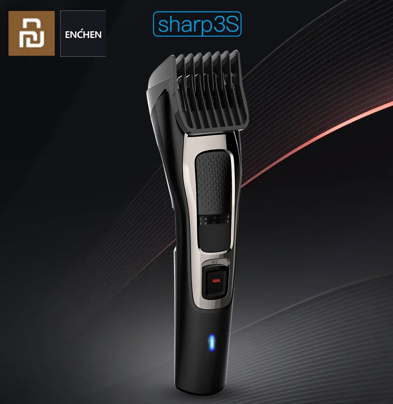 ENCHEN Sharp3S Men\'s Electric Hair Clipper USB Rechargeable Professional Hair Trimmer Hair Cutter for Men Adult Razor For Kids