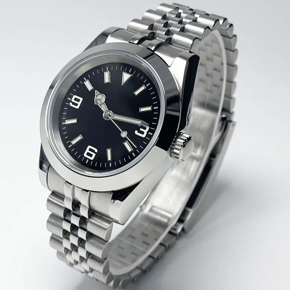 

Мужские часы с сапфировым стеклом 39 мм, японский автоматический механизм MIYOTA8215 из нержавеющей стали, водонепроницаемые мужские часы 30 метров