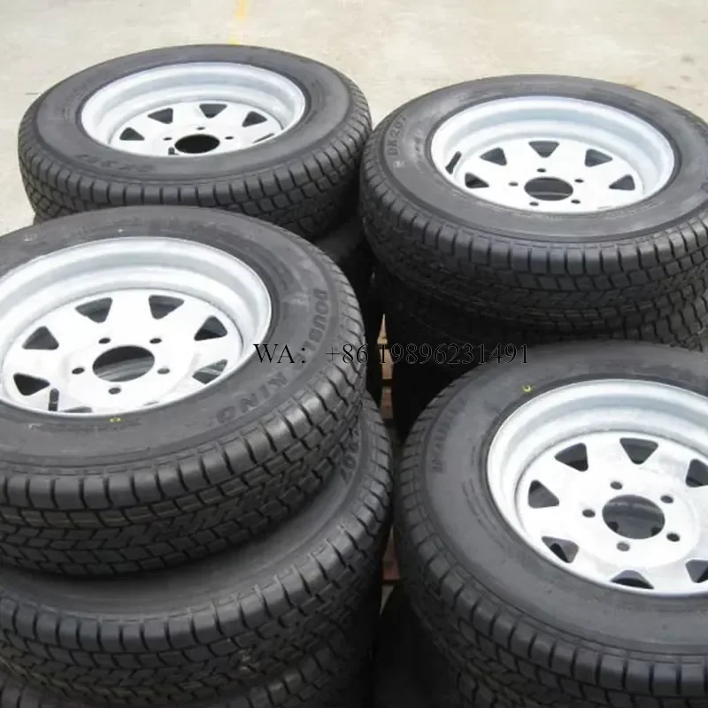 Wmwmnu 16x6 Steel Trailer Wheel Rims 5x114.3 5x139.7 5x165.1 6x139.7 8x165.1 Bolt Pattern Heavy Duty Replacement Rim for