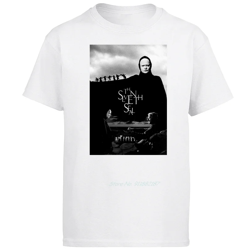 The Seventh Seal 162 Ingmar Bergman Criterion Harajuku Graphic T Shirts Oversize Short Sleeve t-shirts Summer Mens Clothes