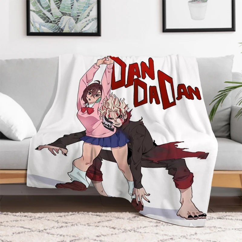 

Anime Dandadan Anime Cartoon Soft Plush Blanket Bedroom Bedspread Home Decor Plaid With Print King Lid Catnap Throw Blankets