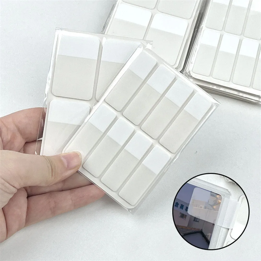 80/160PCS Self Adhesive Index Stickers Label Stickers Note Stickers Card Guide Stickers Mark Stickers Simple Rectangular