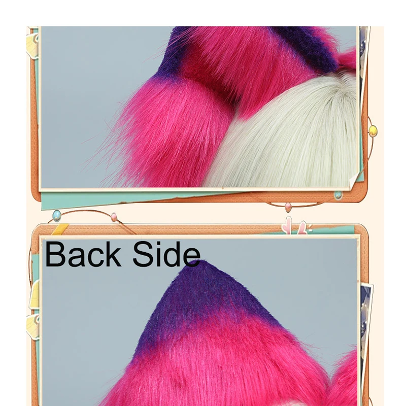 Cheshire Cat Cosplay Tail Headwear Set Party Props Animal Ear Halloween Carnival Club Pub Masquerade Costumes Women Headband image 5