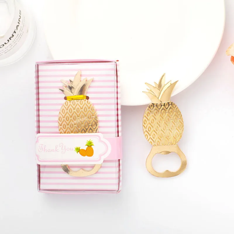 

(25 Pieces/lot) Event and Party favors of Fruit Bottle opener gift for Bridal showers and Pineapple Beer Opener wedding products