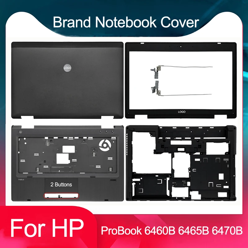 New For HP Probook 6460B 6465B 6470B 6475B Laptop LCD Back Cover/Front Bezel/Hinges/Palmrest/Bottom Case/Bottom Door Cover