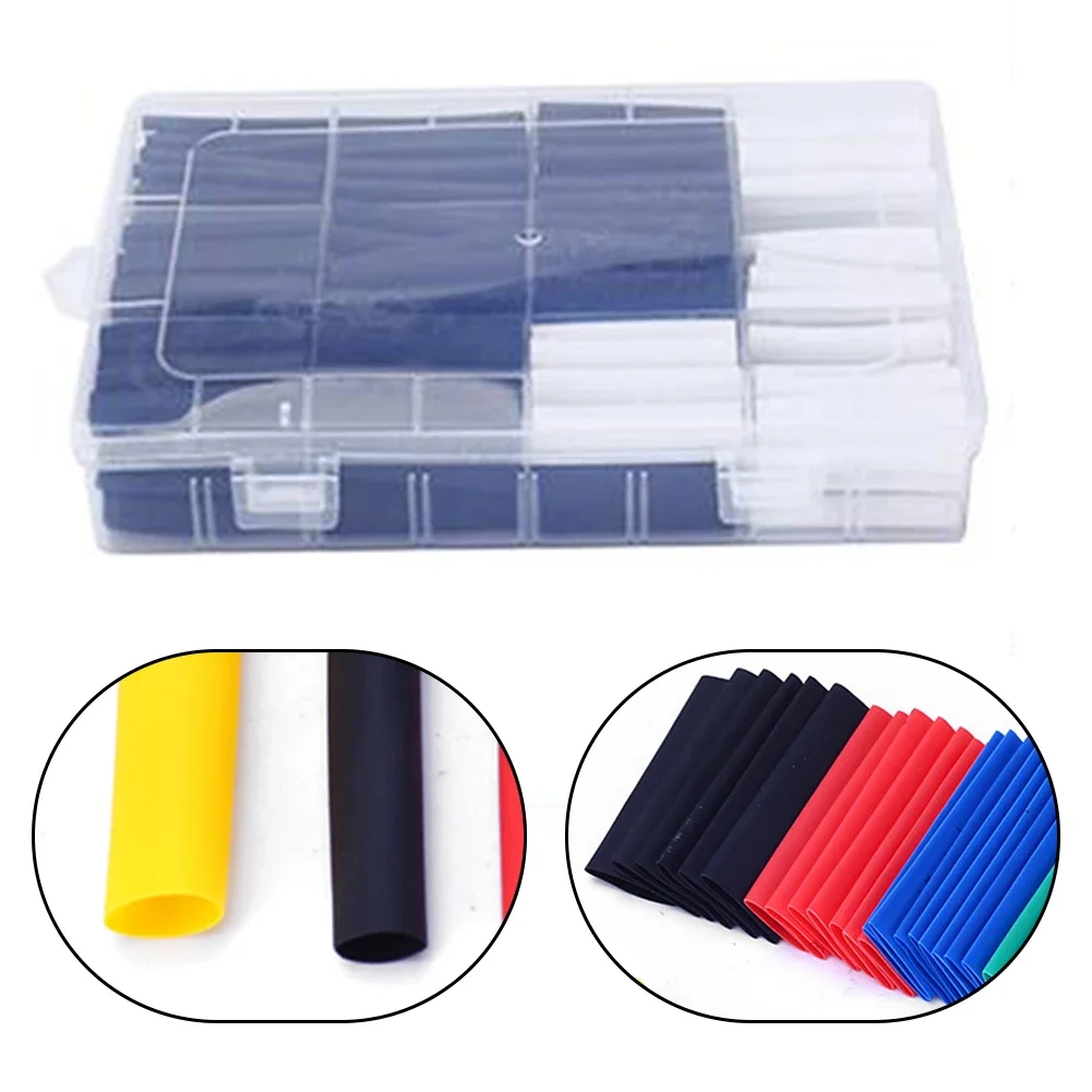 Heat Shrink Tubing Collection 300 Pieces with 3 1 Shrink Ratio Perfect for Wire Harnesses and Electronic Protection